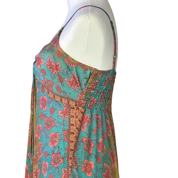 Karma Highway Bohemian Maxi Dress Long Flowy Free -Spirited Summer Floral Size M - Picture 7 of 12